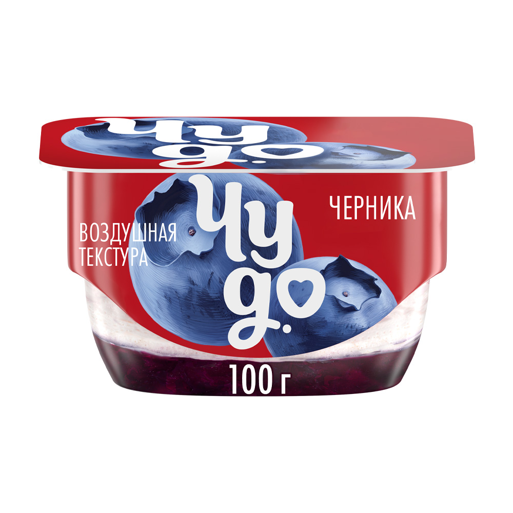 Изображение товара Десерт Творожный Чудо Черника 4,2% 100г