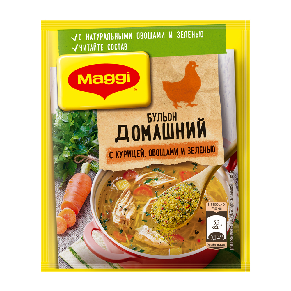 Купить бульон maggi куриный в порошке 100г с доставкой на дом в магазине  SPAR