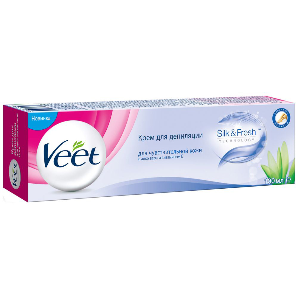 Купить крем для депиляции veet для чувствительной кожи 100мл с доставкой на  дом в магазине SPAR