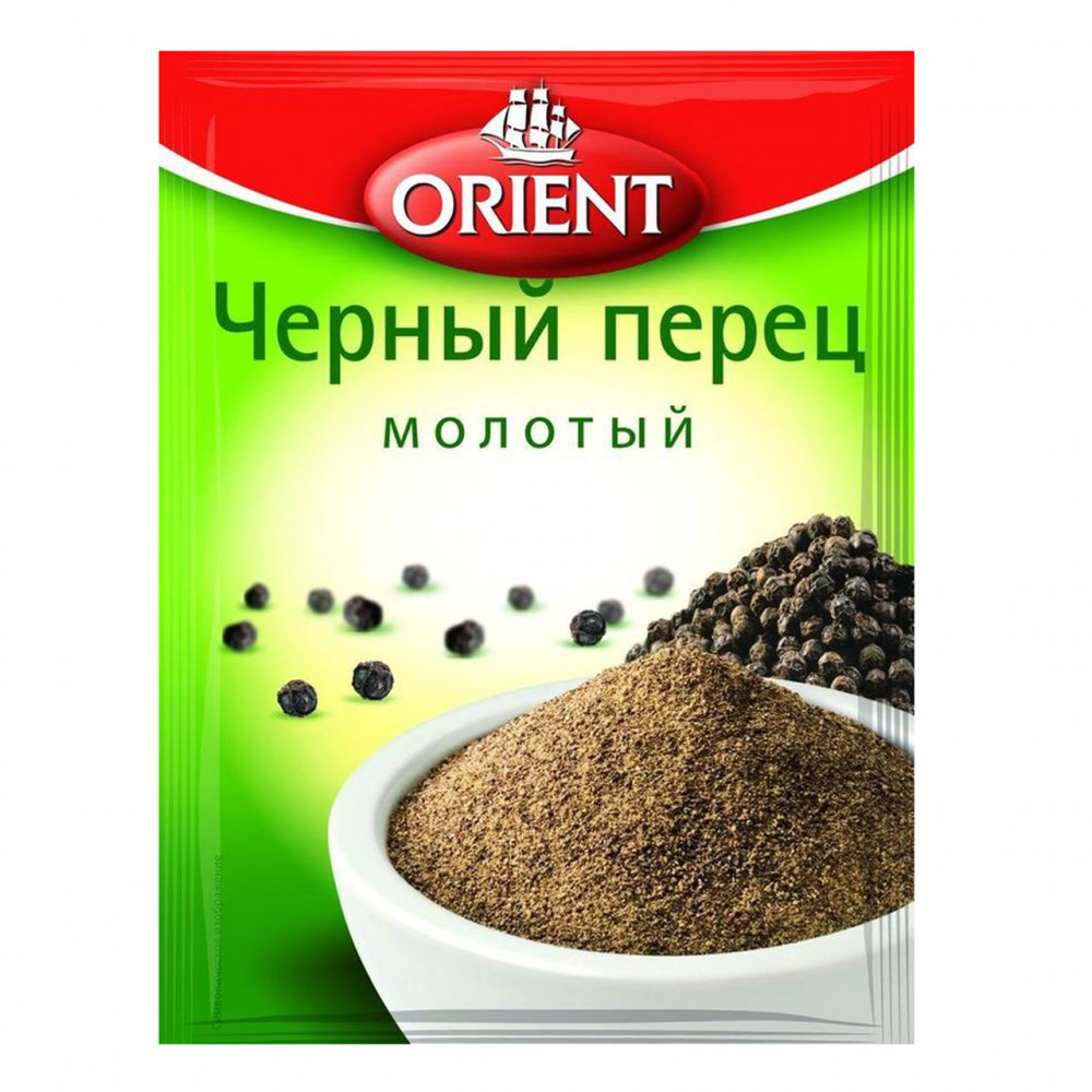 Купить Приправа Orient Перец Черный Молотый 10г с доставкой на дом в ...