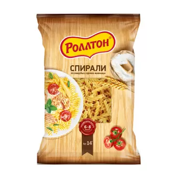 Изображение товара Макаронные Изделия Роллтон Спирали 400г