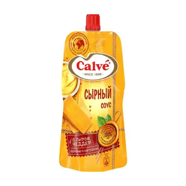 Изображение товара Соус Calve Сырный 230г дой-пак