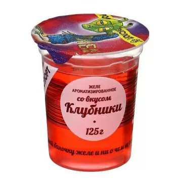 Изображение товара Желе Ароматизированное Ростагроэкспорт Клубника 125г