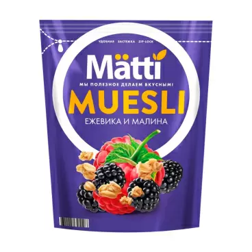 Изображение товара Мюсли Matti Ежевика и Малина 250г