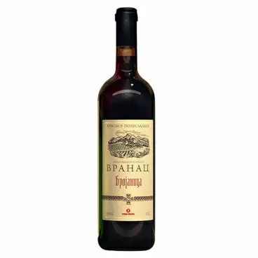 Изображение товара Вино Брояница Вранац Красное Полусладкое 12% 0,75л