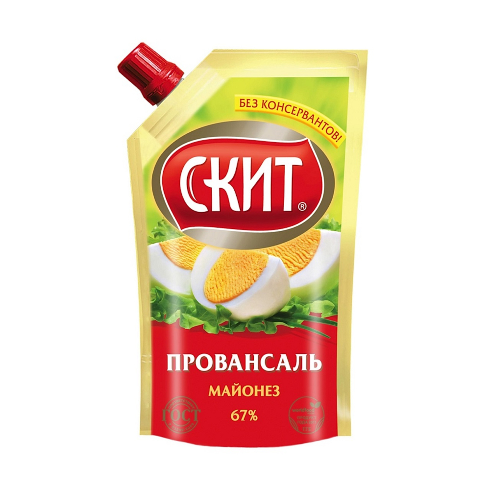 Изображение товара Майонез Скит Провансаль 67% 225мл дой-пак