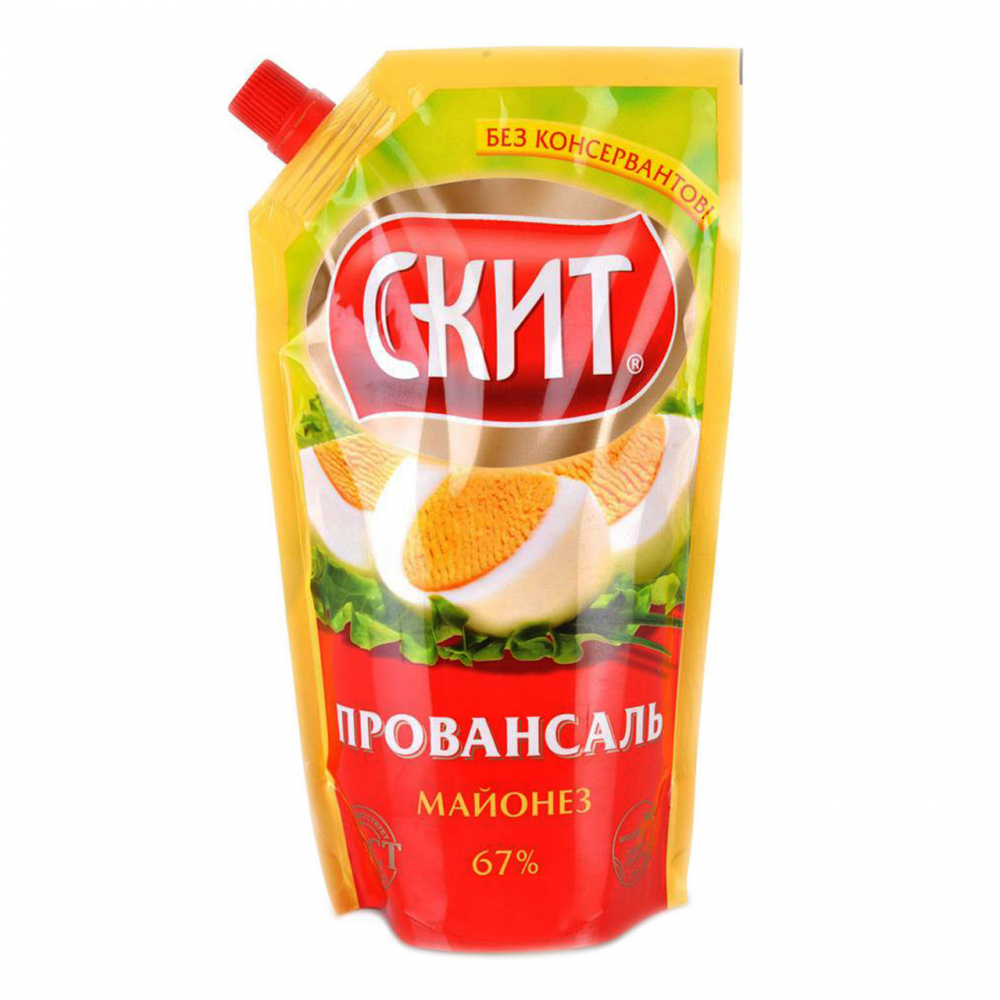 Изображение товара Майонез Скит Провансаль 67% 400мл дой-пак