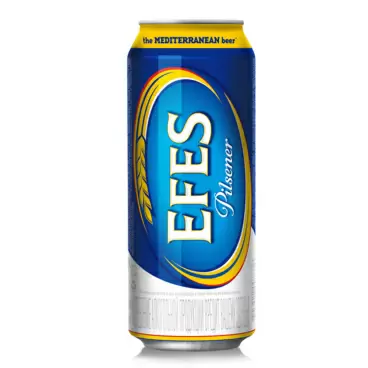Изображение товара Пиво Эфес Пилснер Светлое 5% 0,45л ж/б