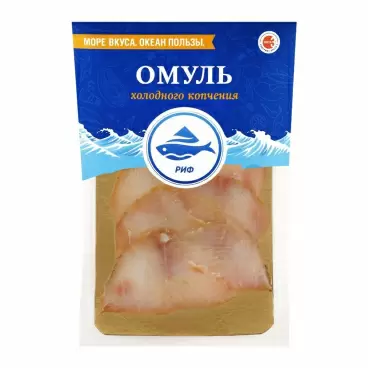 Изображение товара Омуль Риф Ломтики Холодного Копчения 100г