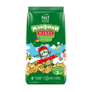 Изображение товара Макаронные Изделия Makfa Макфики Любимые Игрушки 250г