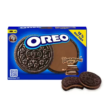 Изображение товара Печенье Oreo с Какао и Начинкой со Вкусом Шоколада 228г
