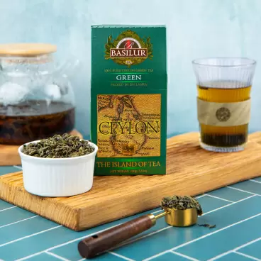 Изображение товара Чай Зеленый Basilur Чайный Остров Цейлон 100г