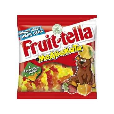 Изображение товара Мармелад Жевательный Fruit-Tella Медвежата 150г Изображение товара Мармелад Жевательный Fruit-Tella Медвежата 150г