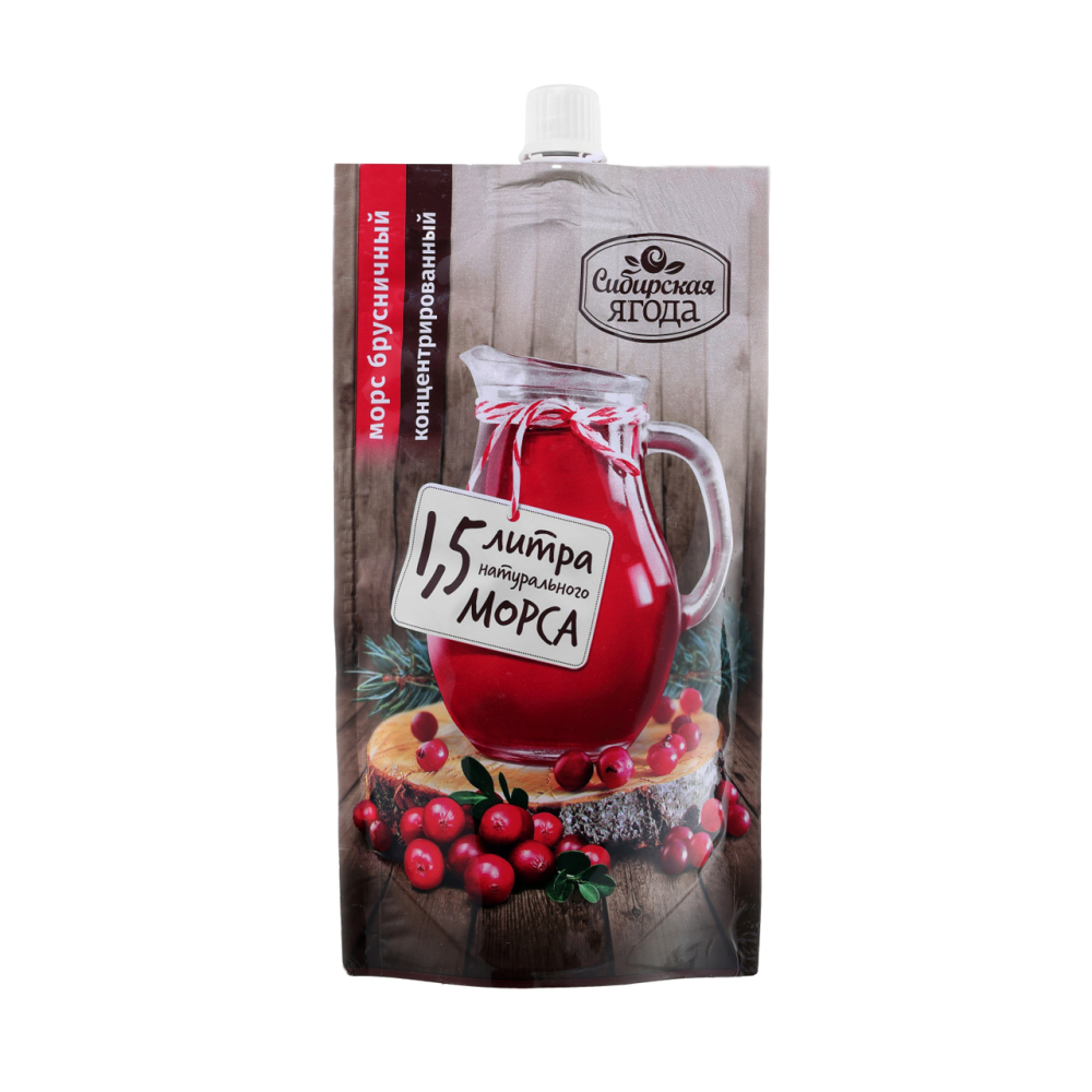 Изображение товара Морс Сибирская Ягода Брусничный 200мл