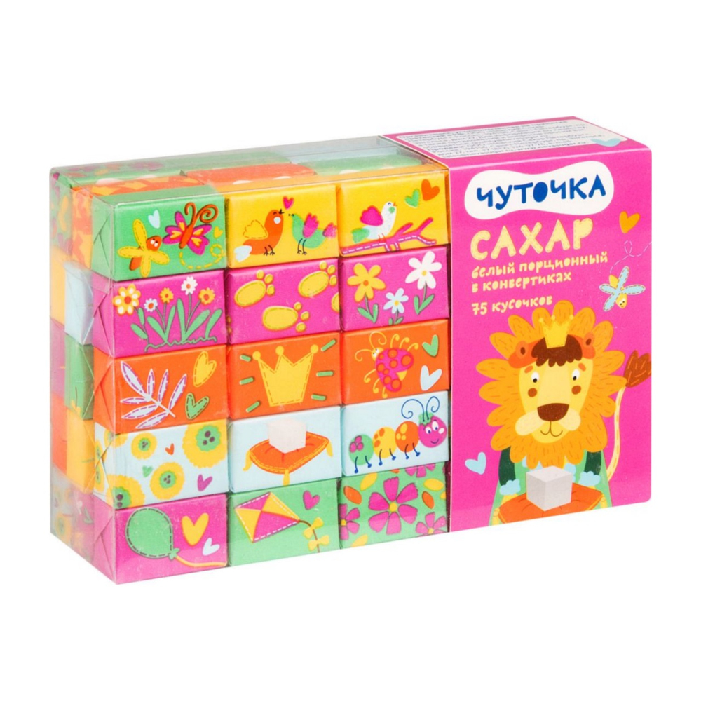 Изображение товара Сахар Чуточка Белый Кусковой в Конвертиках 420г