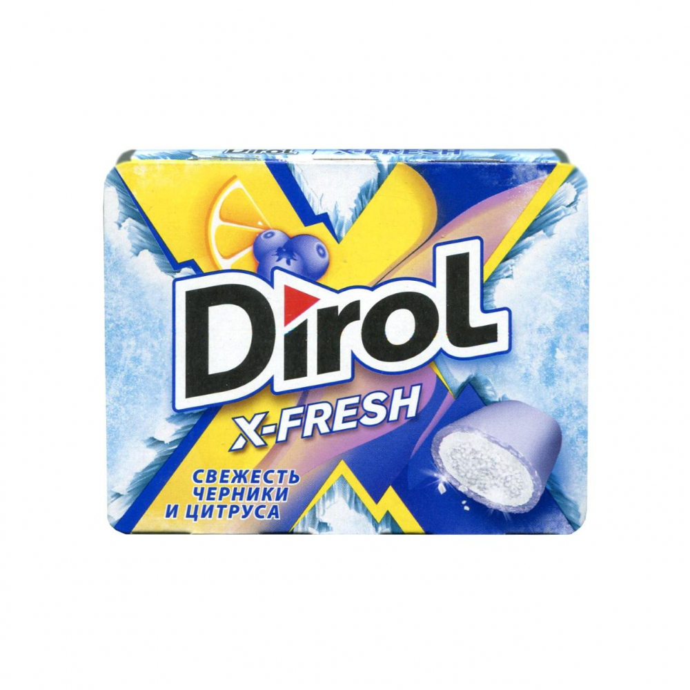 Изображение товара DIROL X-fresh Черника и Цитрус — подушечки 16 г