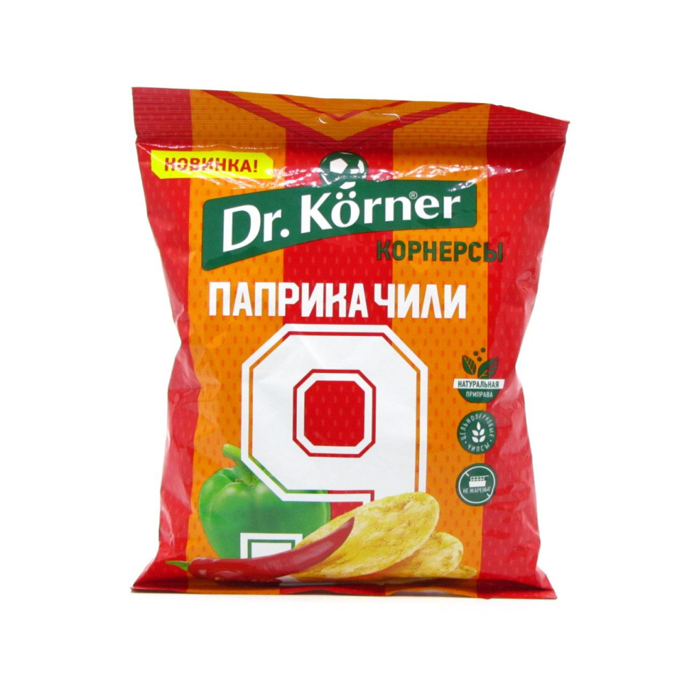 Изображение товара Dr.Korner Чипсы кукурузно-рисовые с паприкой чили 50 г