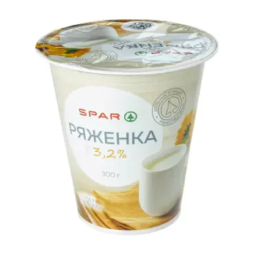 Изображение товара Ряженка SPAR Термостатная 3,2% 300г