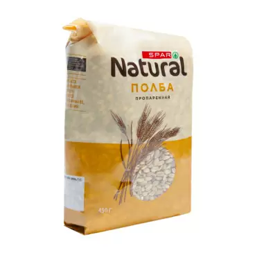 Изображение товара Полба SPAR NATURAL Пропаренная 450г