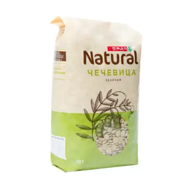 Изображение товара Чечевица SPAR NATURAL Зеленая 500г