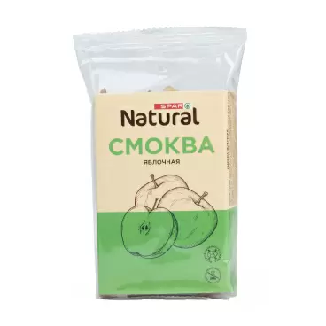 Изображение товара Смоква SPAR NATURAL Яблочная без Сахара 50г