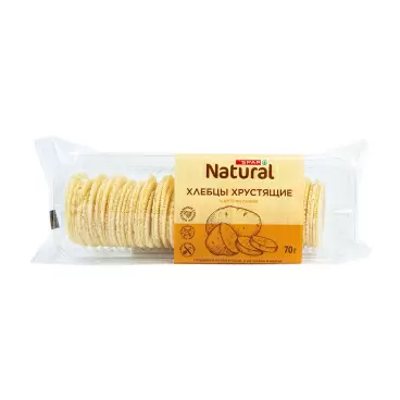 Изображение товара Хлебцы SPAR NATURAL Хрустящие Картофельные 70г