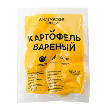 Изображение товара Картофель Вареный 500г в/у