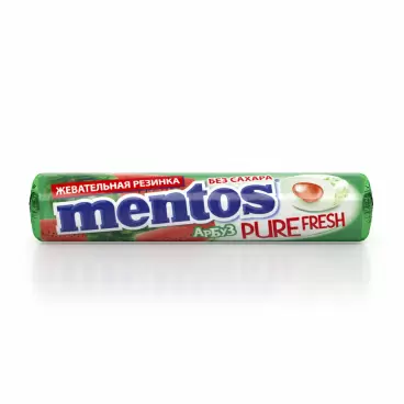 Изображение товара Жевательная Резинка Mentos Pure Fresh Арбуз 15,5г
