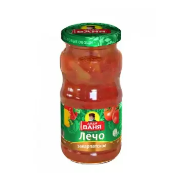 Изображение товара Лечо Дядя Ваня Закарпатское 460г Стекло