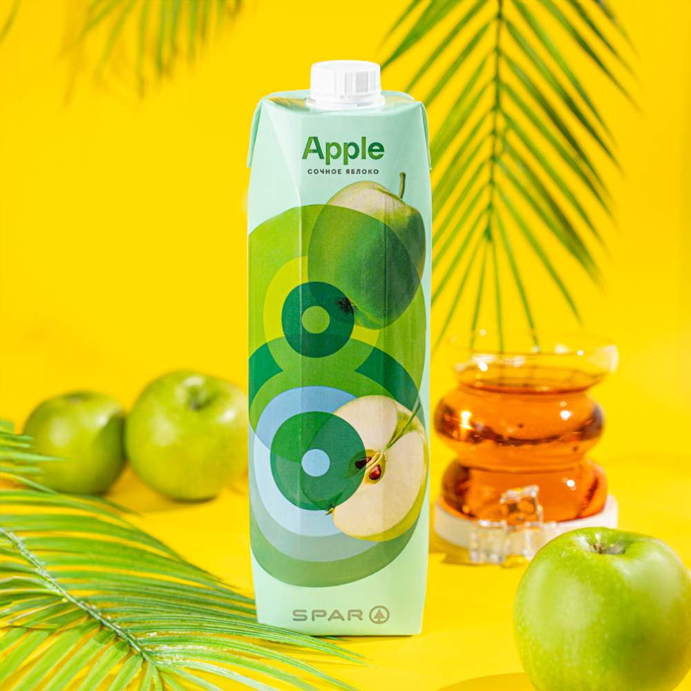 Изображение товара Сок SPAR Сочное Яблоко 1л