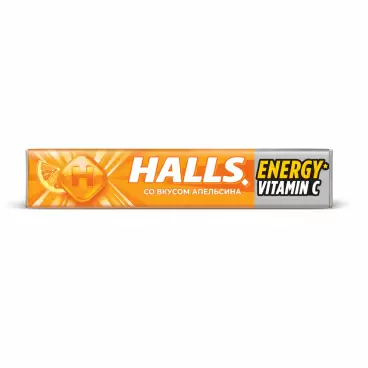 Изображение товара Леденцы Halls Апельсин 25г