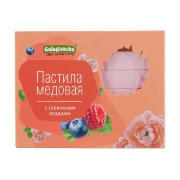 Изображение товара Пастила Медовая Galagancha с Таежными Ягодами 190г