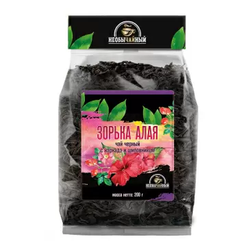 Изображение товара Чай Черный Необычайный Зорька Алая 200г