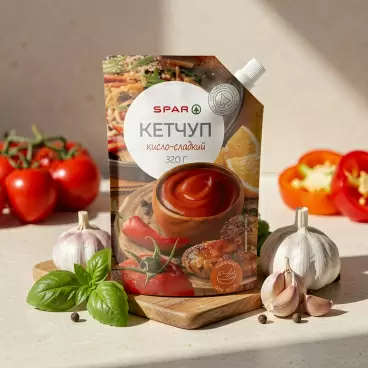 Изображение товара Кетчуп SPAR Кисло-Сладкий 320г