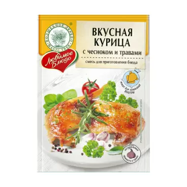 Изображение товара Приправа Волшебное Дерево Вкусная Курица с Чесноком 35г