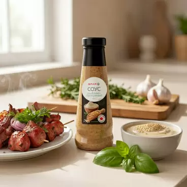 Изображение товара Соус SPAR Сливочно-Кунжутный 180г