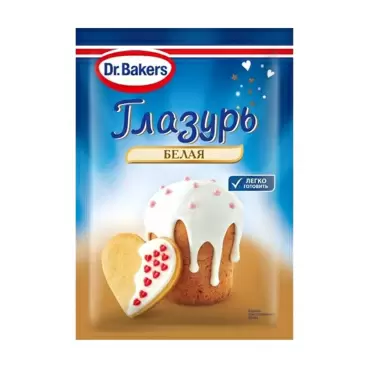 Изображение товара Глазурь Dr. Bakers Белая 90г