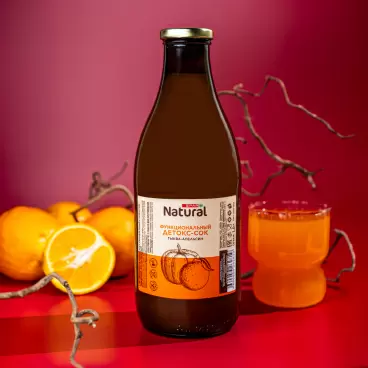 Изображение товара Сок Детокс SPAR NATURAL Тыква Апельсин 1л