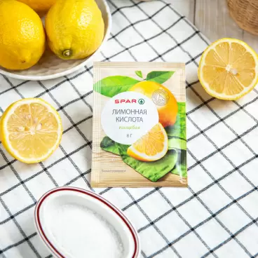 Изображение товара Кислота Лимонная SPAR Пищевая 8г