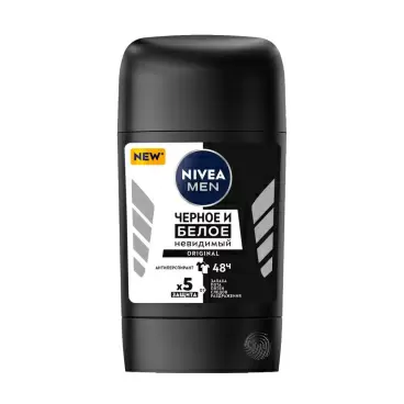 Изображение товара Дезодорант Nivea Men для Черного и Белого Стик 50мл