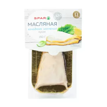 Изображение товара Масляная SPAR Холодного Копчения Филе-Кусок 150г