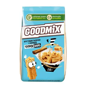 Изображение товара Готовый Завтрак Goodmix Хрустящие Палочки с Корицей 210г