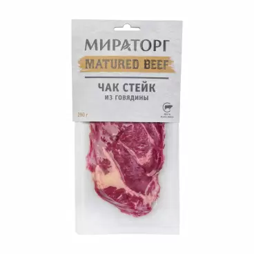 Стейк Чак Мираторг Matured Beef из мраморной говядины 290 г