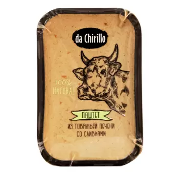 Изображение товара Паштет Da Chirillo из Говяжьей Печени со Сливками 200г