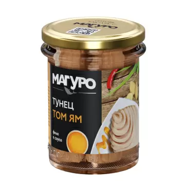 Изображение товара Тунец Магуро Полосатый Филе в Соусе Том Ям 200г