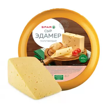 Изображение товара Сыр SPAR Эдамер 45%