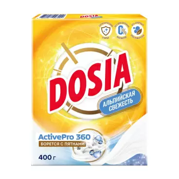 Изображение товара Стиральный Порошок Dosia Альпийская Свежесть 400г