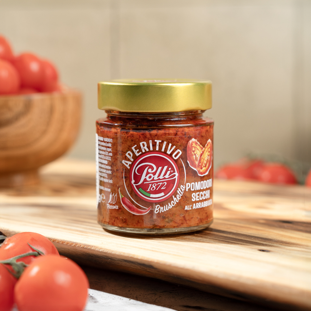 Изображение товара Брускетта Polli из Вяленых Томатов 140г