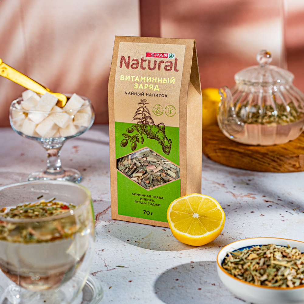 Изображение товара Чайный Напиток SPAR NATURAL Витаминный Заряд 70г