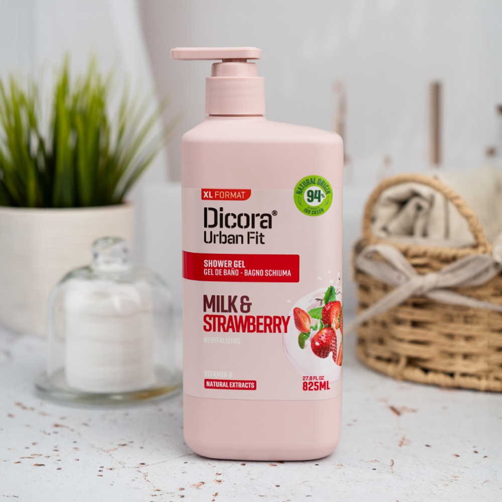 Изображение товара Гель для Душа Dicora Молоко и Клубника 825мл